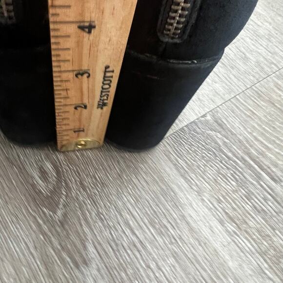 Eileen Fisher Matty Suede Platform Sandal Black Suede Women’s SZ 11 - Picture 5 of 9